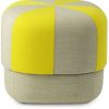 Muebles de diseño Normann Copenhagen Circus Duo Pouf - yellow - 40x46x46 cm