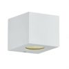 Trio Square LED outdoor wall light Cordoba, white Lámparas de exterior