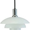 Dyberg Larsen Morph pendant lamp Ø21 opal Lámparas