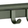 Muebles de diseño Muuto Coil wall coat rack 60 dark green dark green 60x9.5x6.5cm