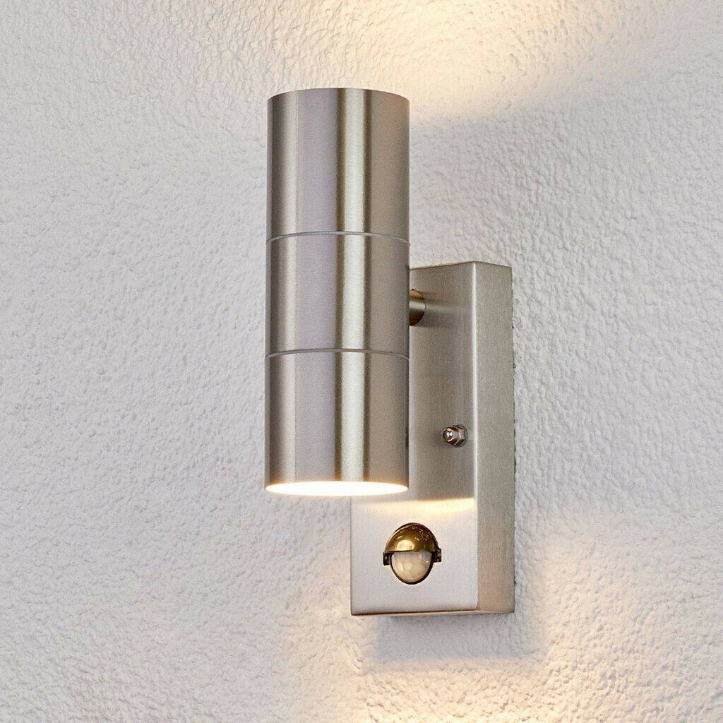 Lindby Eyrin outdoor wall light with motion sensor Lámparas de exterior