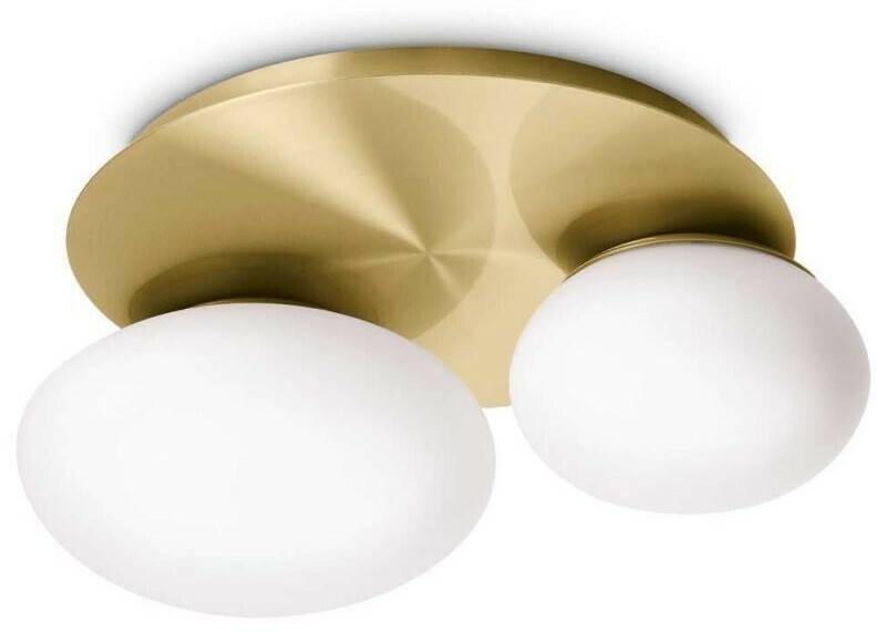 IDEAL LUX LED ceiling light NINFEA 2xLED/9W/230V gold Lámparas