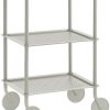 Muebles de diseño Muuto Flow Trolley 3 layer gray (98338)