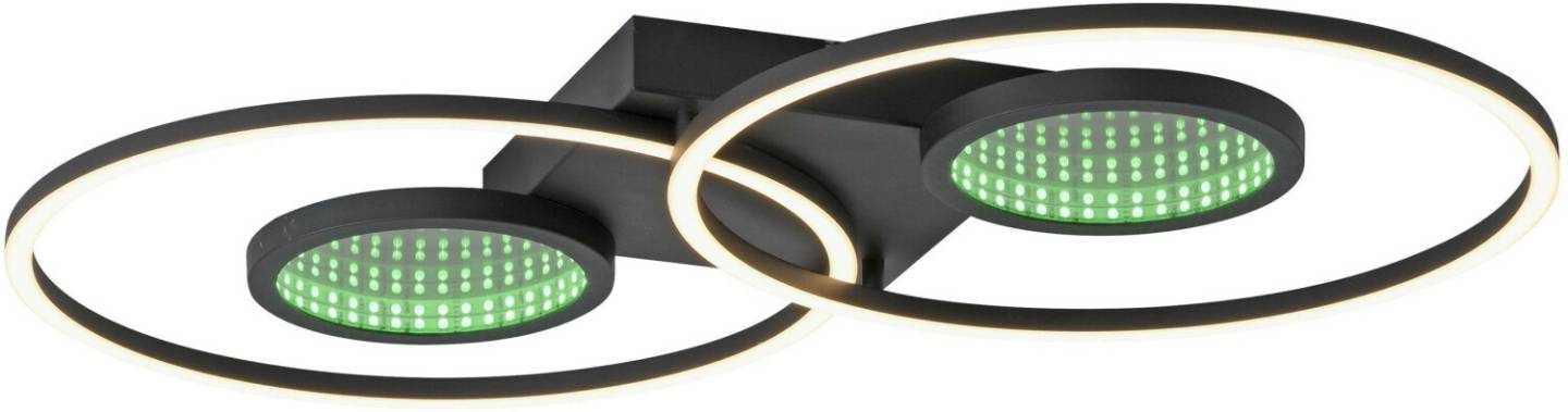 LED ceiling lamp Tunel with remote control, CCT, RGB Lámparas