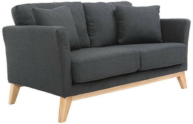 Miliboo 2-Seater Sofa OsloDark Grey Sofás