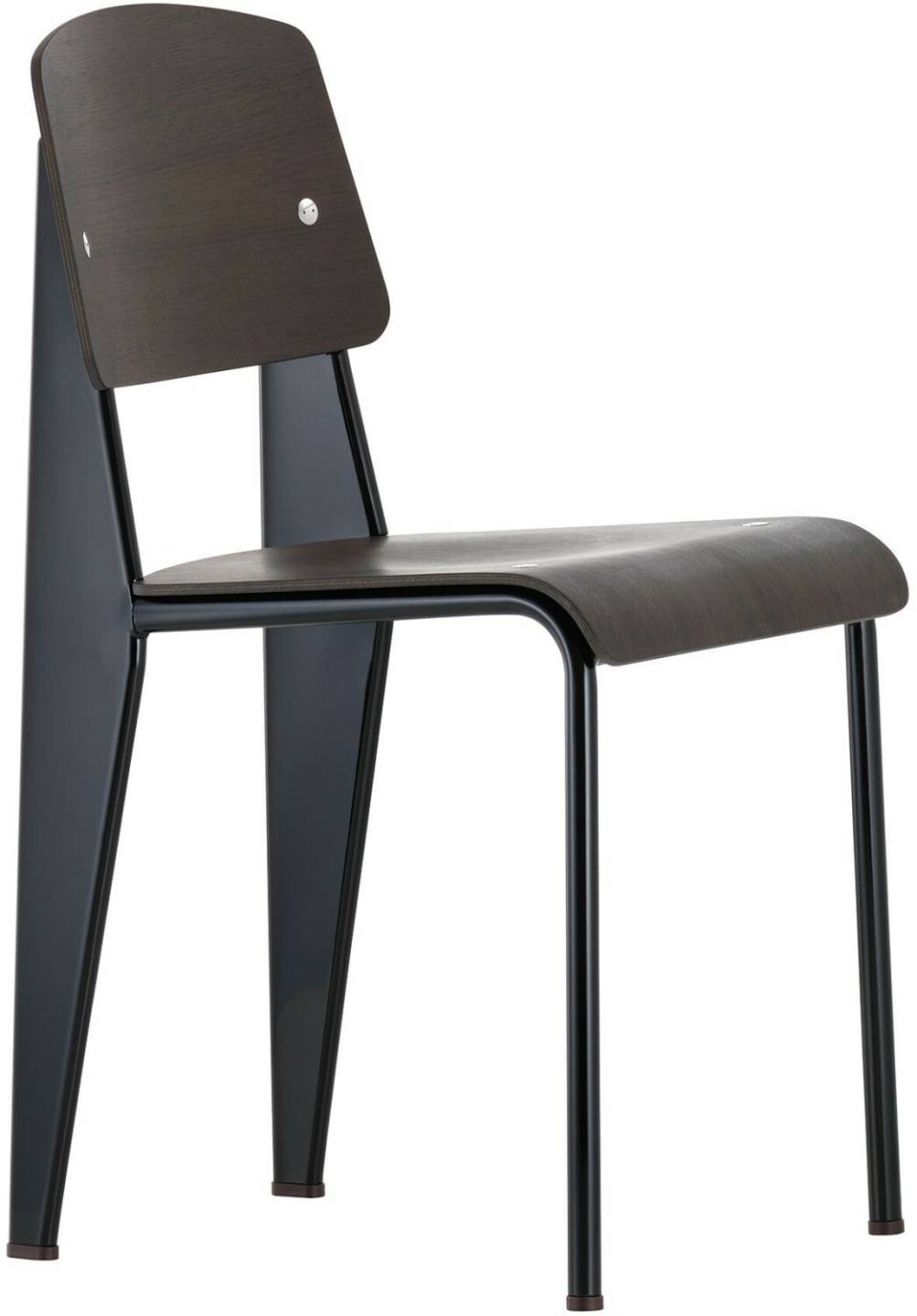 Vitra Standard chair dark oak powder coated deep black dark oak Muebles de diseño