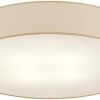 Lámparas TK Lighting Rondo ceiling light, beige Ø 80 cm