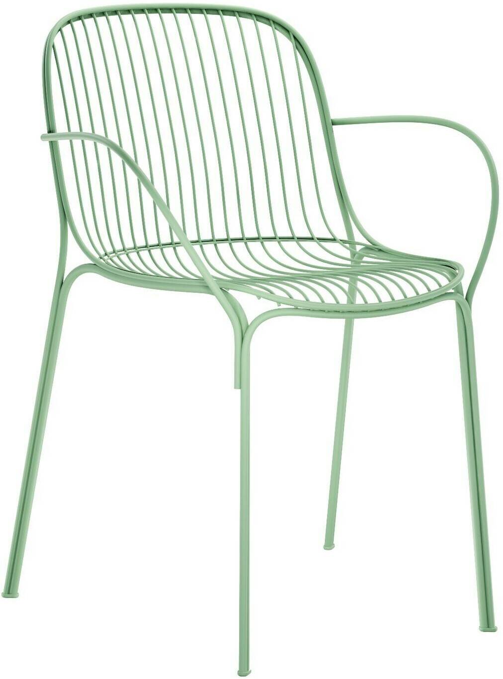 Kartell Hiray armchair, sage green Muebles de diseño