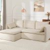 Kauf-Unique Corner sofa - corner left - corduroy - beige - TEODORA Sofás