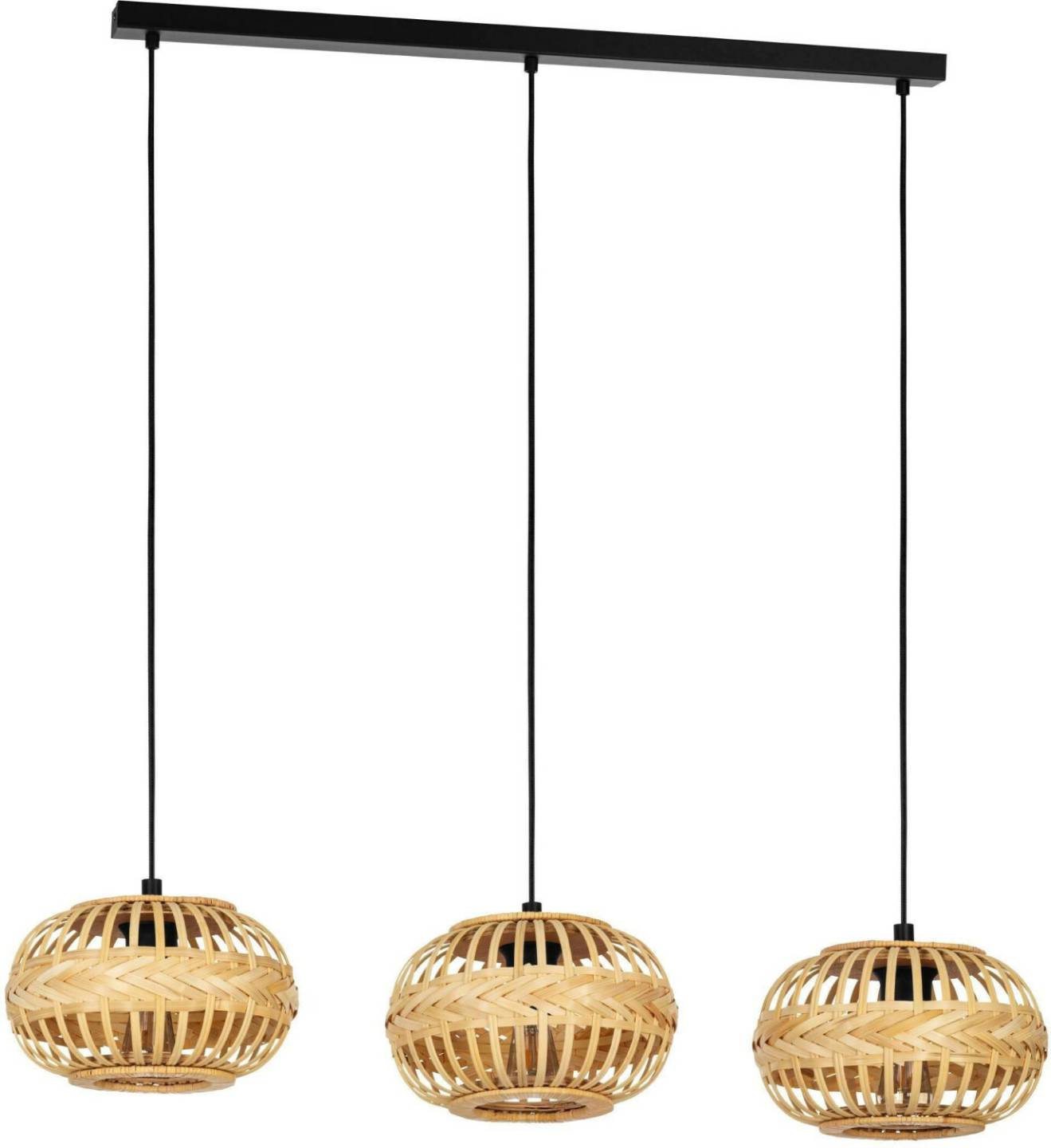 Eglo Amsfield 1 hanging lamp, three-bulb, elongated Lámparas