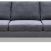 Sofás vidaXL Couch 3 Sitters in FabricDark Grey