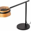 Faro 29568 Table lamp LOOP LED 6W 2700K steel matt black, wood cherry L:65cm H:45cm Lámparas