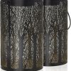 Lámparas de exterior Gadgy Solar Tree Pattern Lantern 2 pcs.