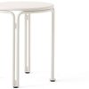 Muebles de diseño &Tradition Thorvald SC102 outdoor side table ivory 46 x 40 cm