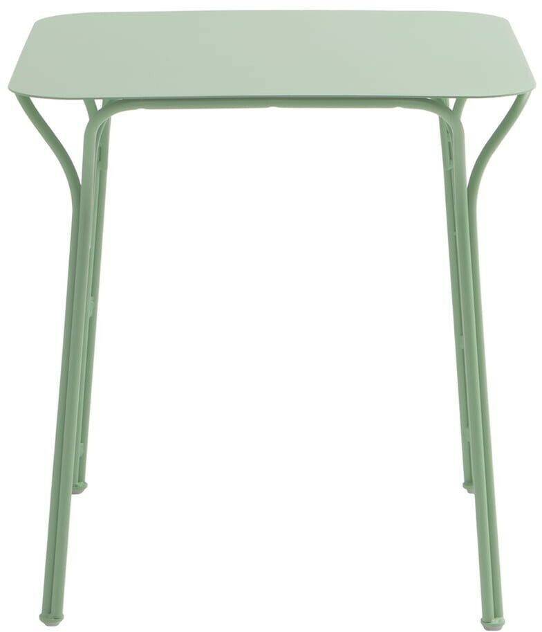 Kartell Hiray garden table 70 x 70 cm sage green Muebles de diseño