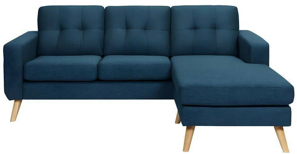 Sofás Kauf-Unique Corner sofa - corner changeable - dark blue - BARTOLOME