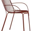 Kartell Hiray armchair rust red 79 x 55 x 56 cm Muebles de diseño