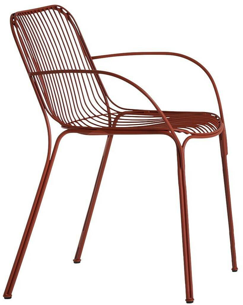 Kartell Hiray armchair rust red 79 x 55 x 56 cm Muebles de diseño