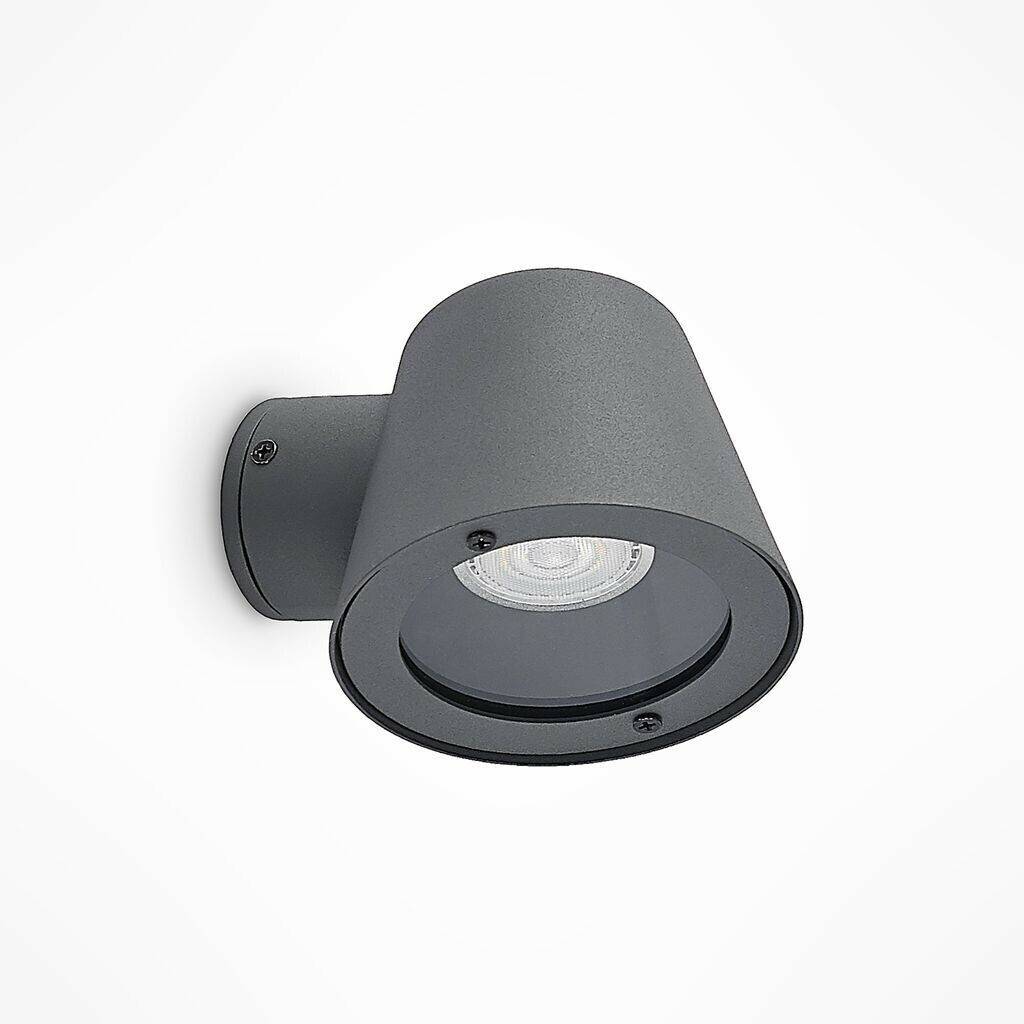 Lindby Ileyna outdoor wall light, dark grey Lámparas de exterior