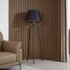 Lámparas Lucande Amona tripod floor lamp, black