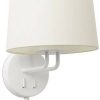 Faro montreal - reading lamp wall lamp white, E27, 2700K Lámparas