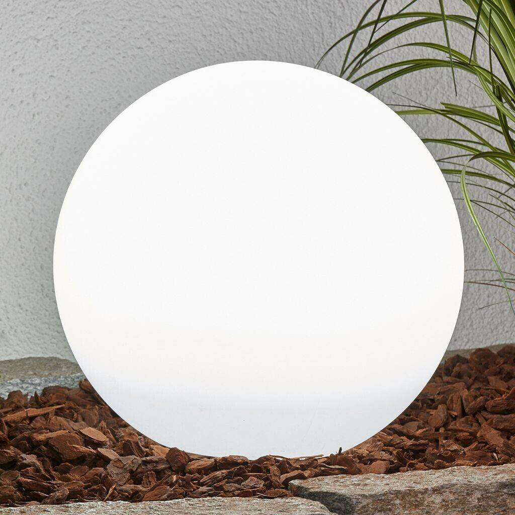 Lindby Decorative spherical LED solar lamp Lago Lámparas de exterior