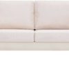 vidaXL Couch 2 Sitters in Fabric (28135)cream white Sofás