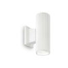 IDEAL LUX BASE wall light GU10 2-way dimmable white IP44 129457 (IP44) Lámparas de exterior