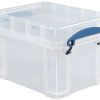 Cajas almacenaje Really Useful Products Clear Plastic Storage Box 3 L (4801774)