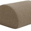 ferm LIVING Rouli Pouf sand/Pure Bouclé 67x38x60cm (1104269301) Muebles de diseño