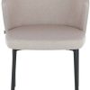 Muebles de diseño Jan Kurtz MILA chair - black/beige - 76x56x61 cm