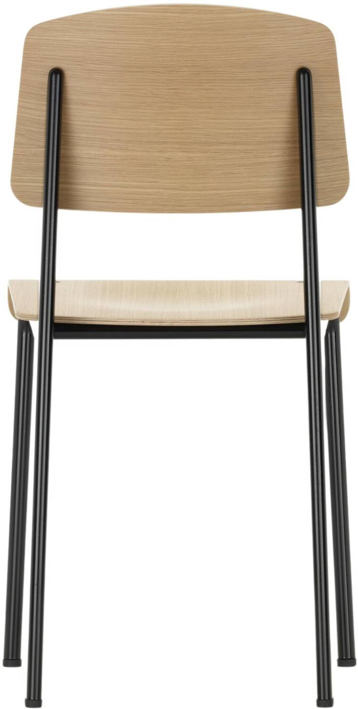 Vitra Prouvé Standard chair, natural oak / deep black () Muebles de diseño