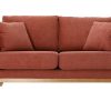 Miliboo 2-Seater Sofa OsloTerracotta Sofás