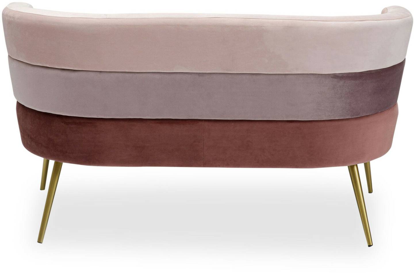 KARE Sofa Sandwich 2-Seater Pink Sofás