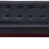 vidaXL 3-seater sofa black faux leather (248643) Sofás