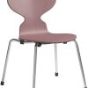 Muebles de diseño Fritz Hansen Ant children's chair chrome-plated wild rose ash chrome-plated wild rose chrome-plated 40x60x40cm