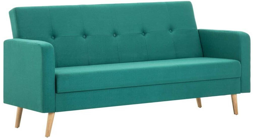 vidaXL Sofa fabric green (247036) Sofás