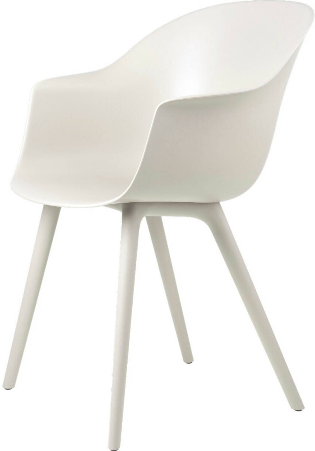 Gubi Bat Dining Chairalabaster white blanco Gubi Bat Dining Chair