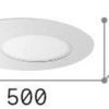 IDEAL LUX LED ceiling light Iride, black, Ø 50 cm, metal Lámparas