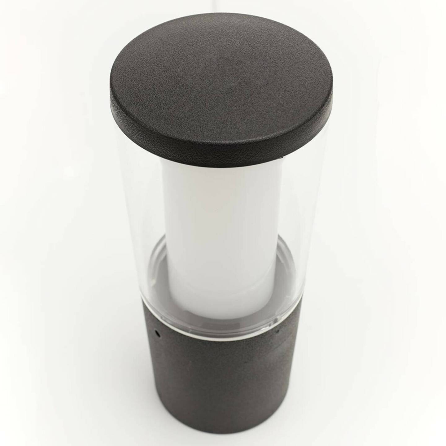 Lámparas de exterior Fumagalli LED pillar light Carlo black 3.5W CCT height 25cm