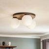 TK Lighting Maxi ceiling light, round, three-bulb Lámparas