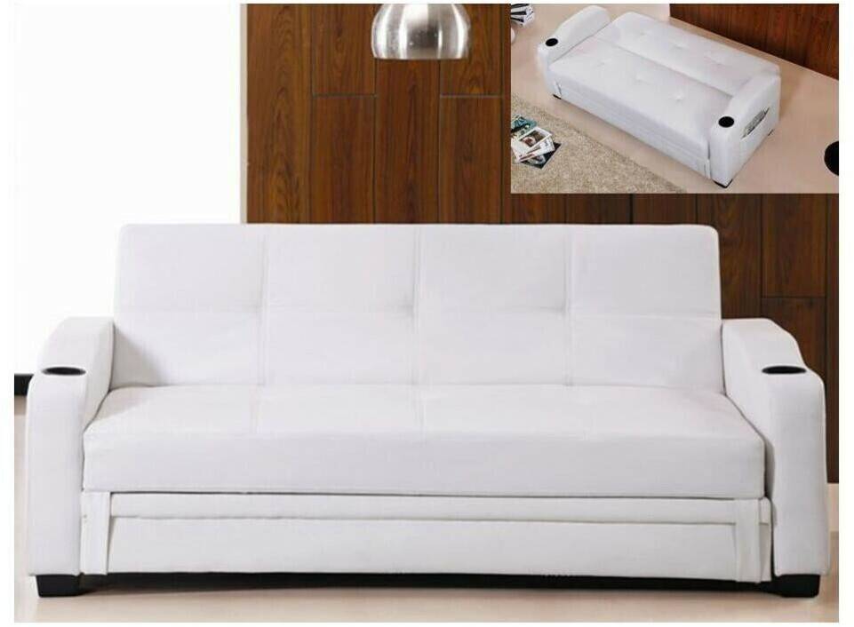 Sofás Kauf-Unique Convertible Sofa MirellaWhite