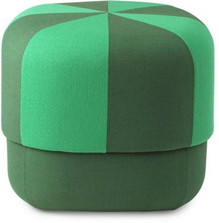 Normann Copenhagen Circus Duo Pouf - green - 40x46x46 cm Muebles de diseño