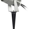 Markslöjd Lighting Garden 24 LED spotlight, silver, 3 watt E Lámparas de exterior