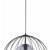 Lámparas Licht-Erlebnisse Hanging lamp in graphite black dining room lamp - black, graphite