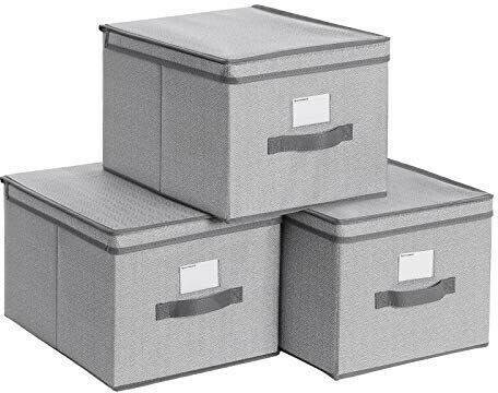 Cajas almacenaje Songmics Folding box 40x30x25cm 3 pcs.