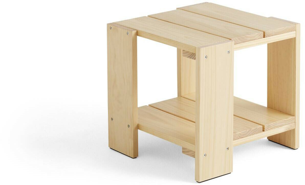 HAY Crate Side Table Wood 45x49x49cmNatural Water-Based Lacquered HAY Crate Side Table Wood 45x49x49cm