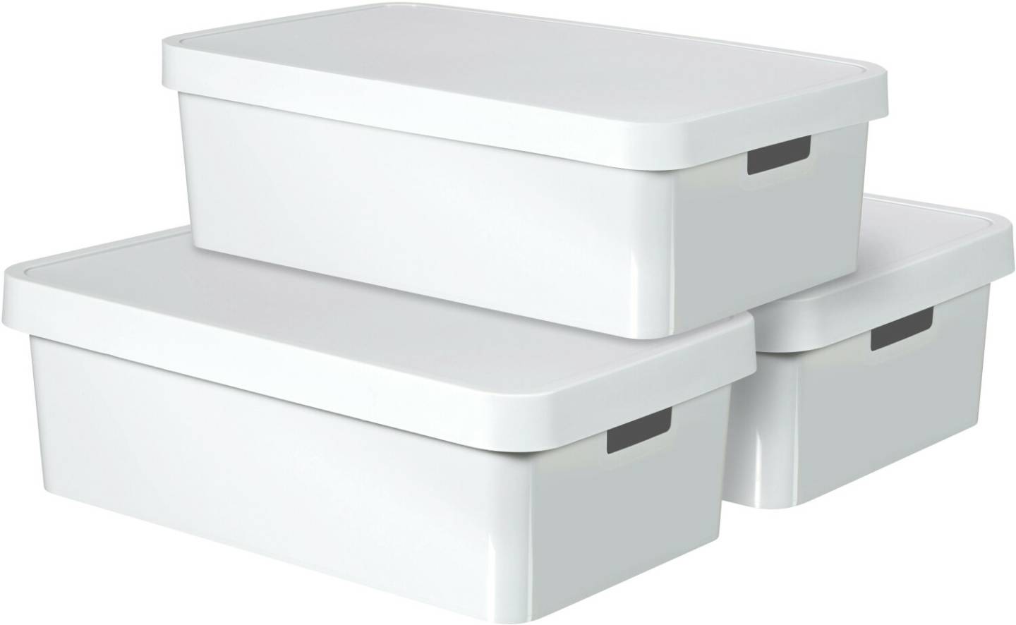 Curver Infinity 30L 18x57x39cm 3 Pcs. White Cajas almacenaje