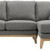 Miliboo Right Angle Sofa OsloLight Grey Sofás