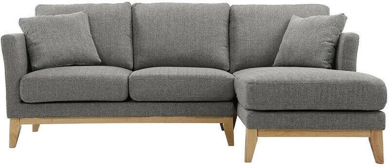 Miliboo Right Angle Sofa OsloLight Grey Sofás